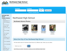Tablet Screenshot of northwesthighschoolalumni.com